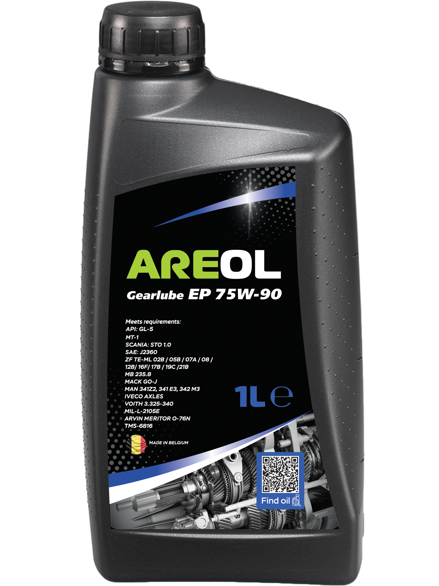 Трансмиссионное масло AREOL Gearlube EP 75W-90 1л